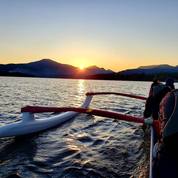 Sunset on Sproat Lake